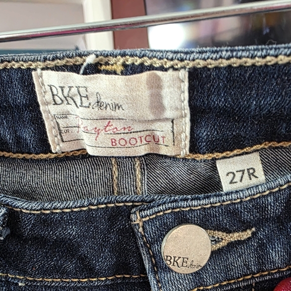 BKE PEYTON Vintage Denim Bootcut Jeans Sz 27 - Picture 3 of 7